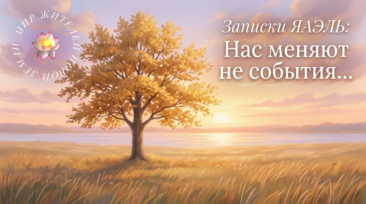 Записки ЯАЭЛЬ: "Нас меняют не события..."